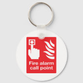 Rufzeichen für Feuermelder Schlüsselanhänger (Vorderseite)