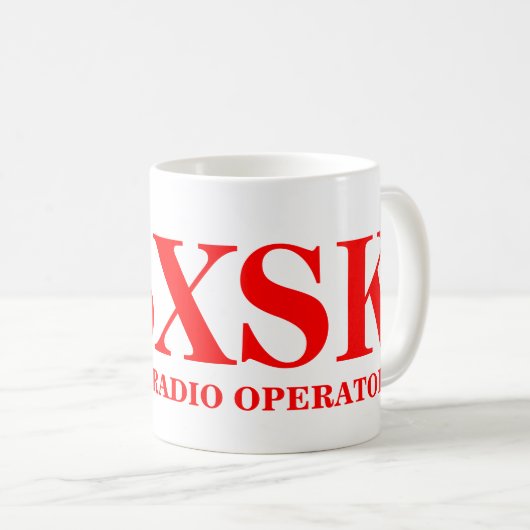 Rufzeichen-Tasse Kaffeetasse (VorderseiteRechts)