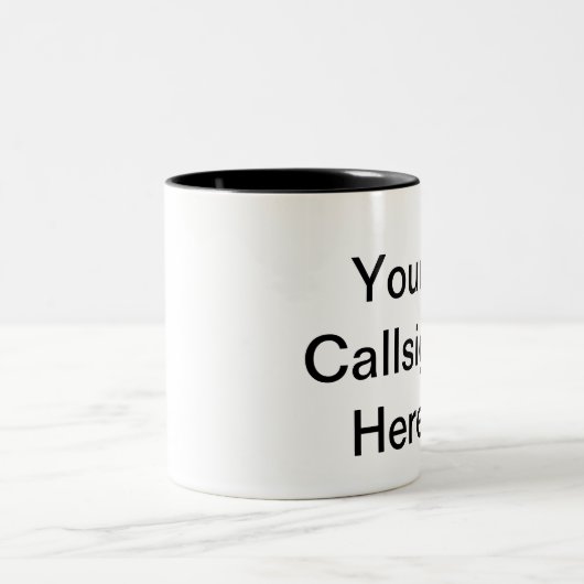 Rufzeichen-Tasse Zweifarbige Tasse (Mittel)