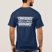 Rufzeichen und Vertrauen T-Shirt (Rückseite)