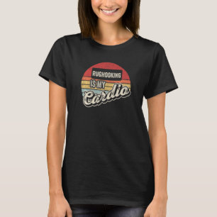 Rug Hooking ist mein Cardio Vintag Retro T-Shirt