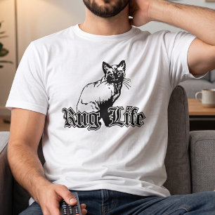 Rug Life - Funny Cat Parody T - Shirt