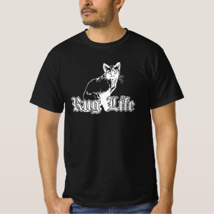 Rug Life - Gangsta-Katze Lustiges T-Shirt