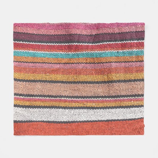 Rug Richness: Mexican Peruvian Textures Fleecedecke (Vorderseite (Horizontal))