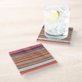 Rug Richness: Mexican Peruvian Textures Glasuntersetzer (Schrägansicht)