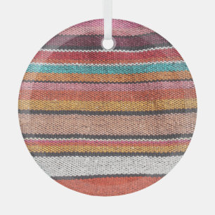 Rug Richness: Mexican Peruvian Textures Ornament Aus Glas