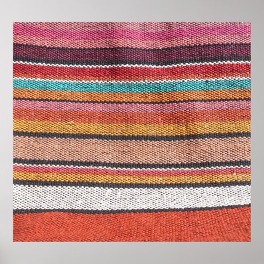 Rug Richness: Mexican Peruvian Textures Poster (Vorne)