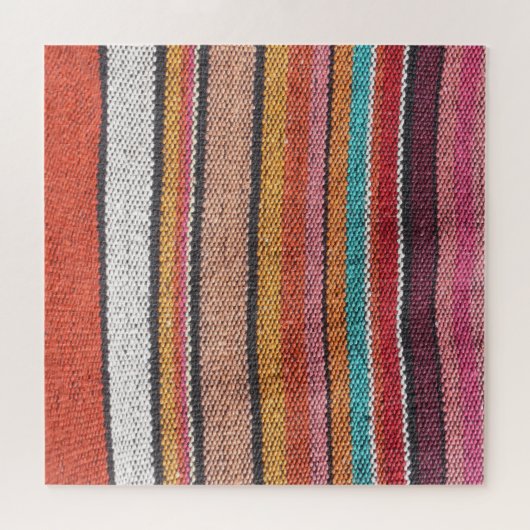 Rug Richness: Mexican Peruvian Textures Puzzle (Horizontal)