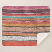 Rug Richness: Mexican Peruvian Textures Sherpadecke (Vorderseite (Horizontal))