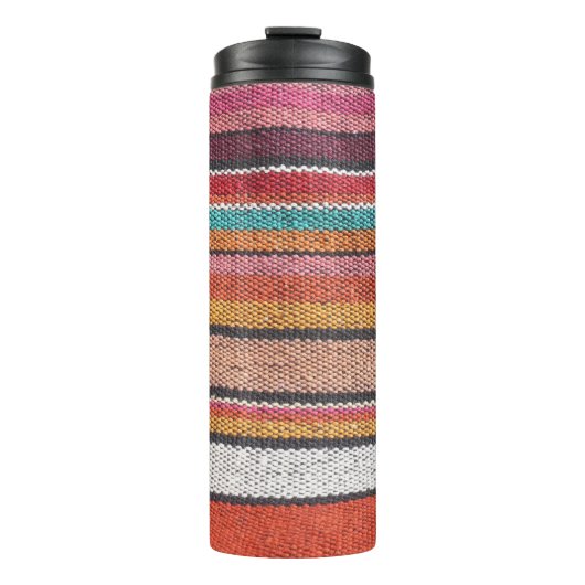 Rug Richness: Mexican Peruvian Textures Thermosbecher (Vorderseite)
