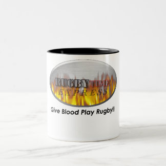 RUGBY1 ZWEIFARBIGE TASSE