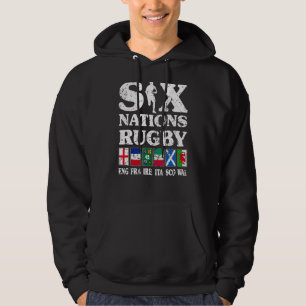 Rugby 6 Nations England Frankreich Irland Italien  Hoodie