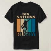 Rugby 6 Nations England Frankreich Wales Scotland  T-Shirt (Design vorne)