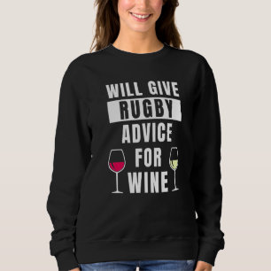 Rugby Advice for Wine Sport Uni Coachen Rugb Sweatshirt