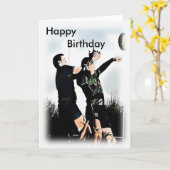 Rugby-alles Gute zum Geburtstag Karte (Gelbe Blume)