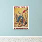 Rugby Alles wird Sie Leinwand Poster Dekoration tö (Insitu (Holzboden))