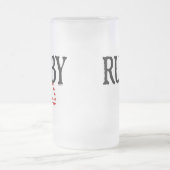 Rugby - Americana Mattglas Bierglas (Mittel)