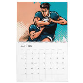Rugby Art Calendar Kalender (Mär 2026)