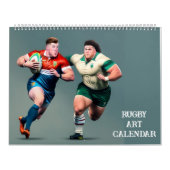Rugby Art Calendar Kalender (Titelbild)