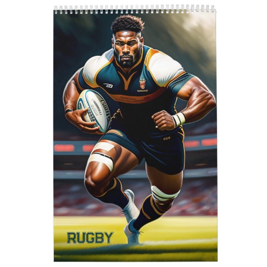 Rugby Art Calendar Kalender (Titelbild)