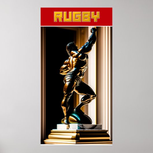 Rugby Art Poster (Vorne)