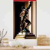 Rugby Art Poster (Küche)