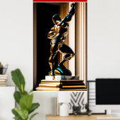 Rugby Art Poster (Heimbüro)