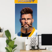Rugby Art Poster (Heimbüro)
