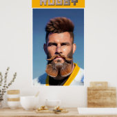 Rugby Art Poster (Küche)