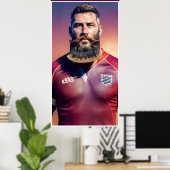 Rugby Art Poster (Heimbüro)