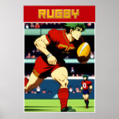 Rugby Art Poster (Vorne)