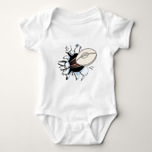 Rugby Baby Strampler