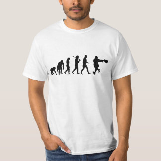 Rugby backline Spieler, die Evolution anpackend T-Shirt