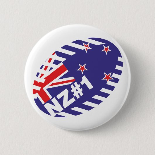 Rugby Ball NZ#1 Button (Vorderseite)