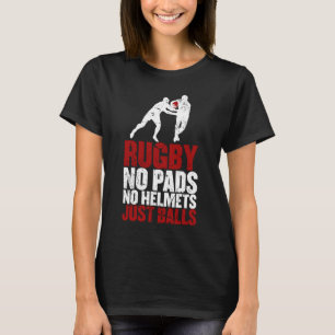 Rugby Balls Spieler und Fans T-Shirt