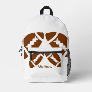 Rugby Baseball Sport Name Jungen Kinder Männer Ges Bedruckter Rucksack