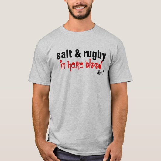 Rugby-Blut T-Shirt (Vorderseite)