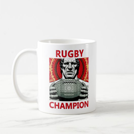 Rugby Champion Tasse (Links)