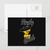 Rugby Chick #4 Postkarte (Vorne/Hinten)