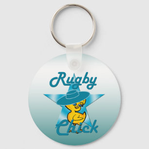 Rugby Chick #7 Schlüsselanhänger