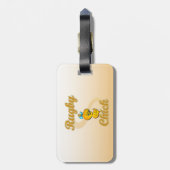 Rugby Chick Gepäckanhänger (Rückseite vertikal)