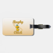 Rugby Chick Gepäckanhänger (Rückseite horizontal)