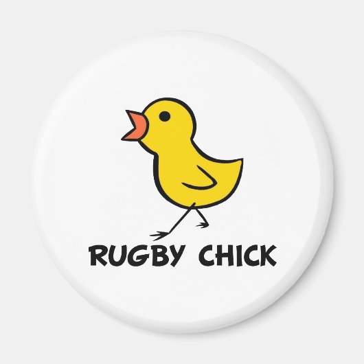 Rugby Chick Magnet (Vorne)