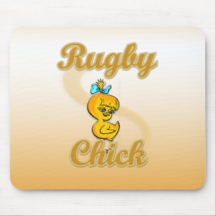 Rugby Chick Mousepad