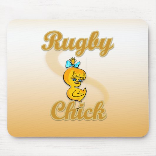 Rugby Chick Mousepad (Vorne)