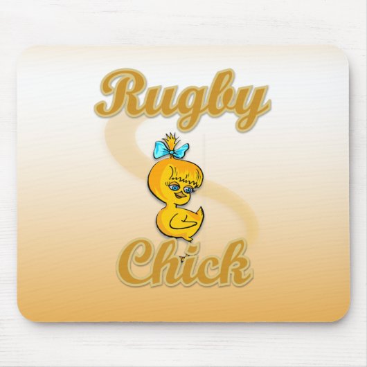 Rugby Chick Mousepad (Vorne)