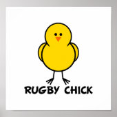 Rugby Chick Poster (Vorne)