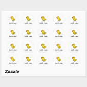 Rugby Chick Sticker (Blatt)