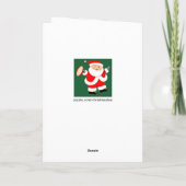 Rugby Christmas Holiday Cards Feiertagskarte (Rückseite)