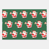 Rugby Christmas Holiday Geschenkpapier Set (Vorderseite)